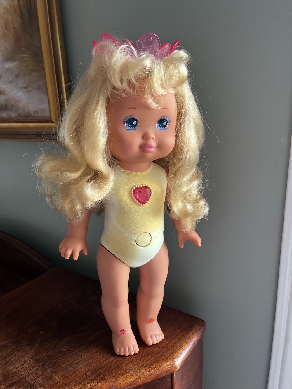 Vintage pj sparkles starbright doll 1980s lights up